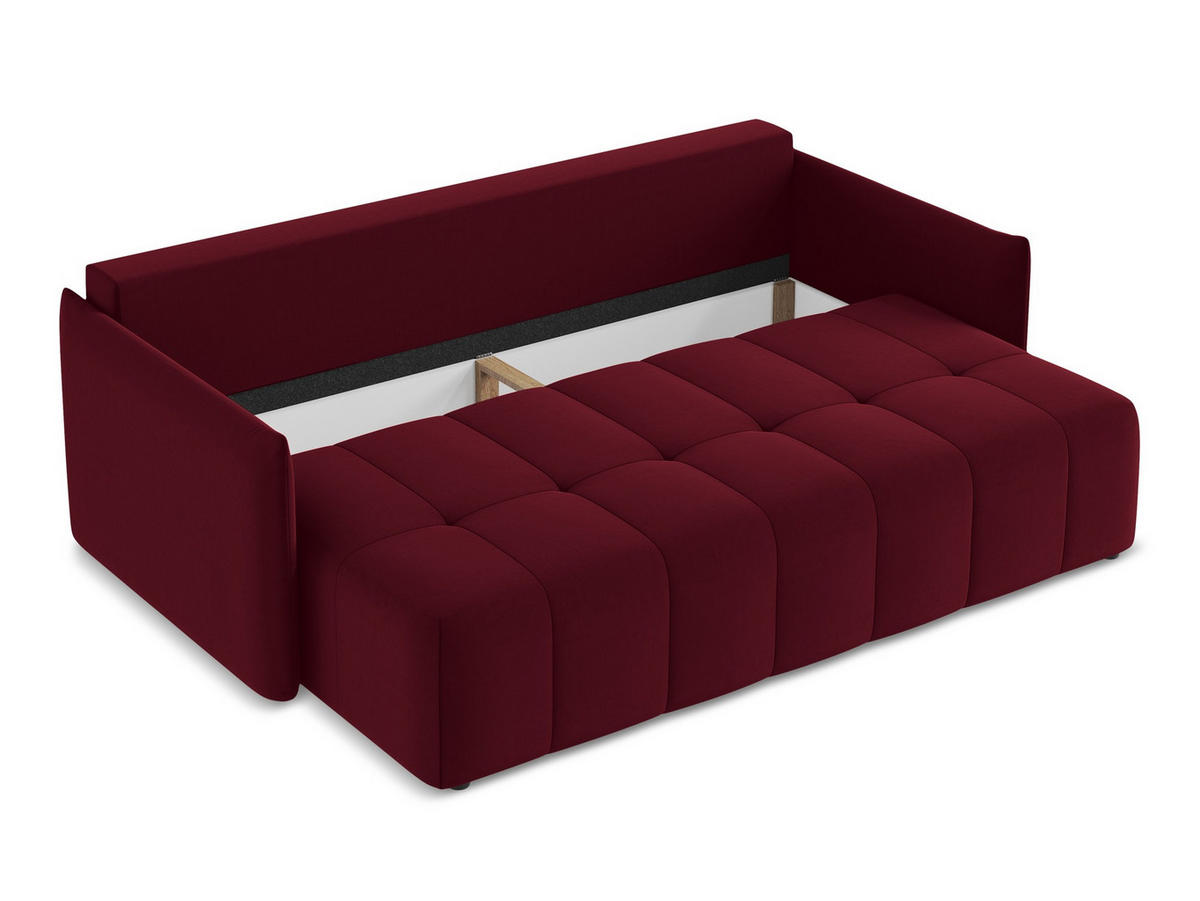 POUF Strukturstoff Grau - Hellgrau/Schwarz, Holzwerkstoff/Kunststoff (75/37/75cm) - Makamii