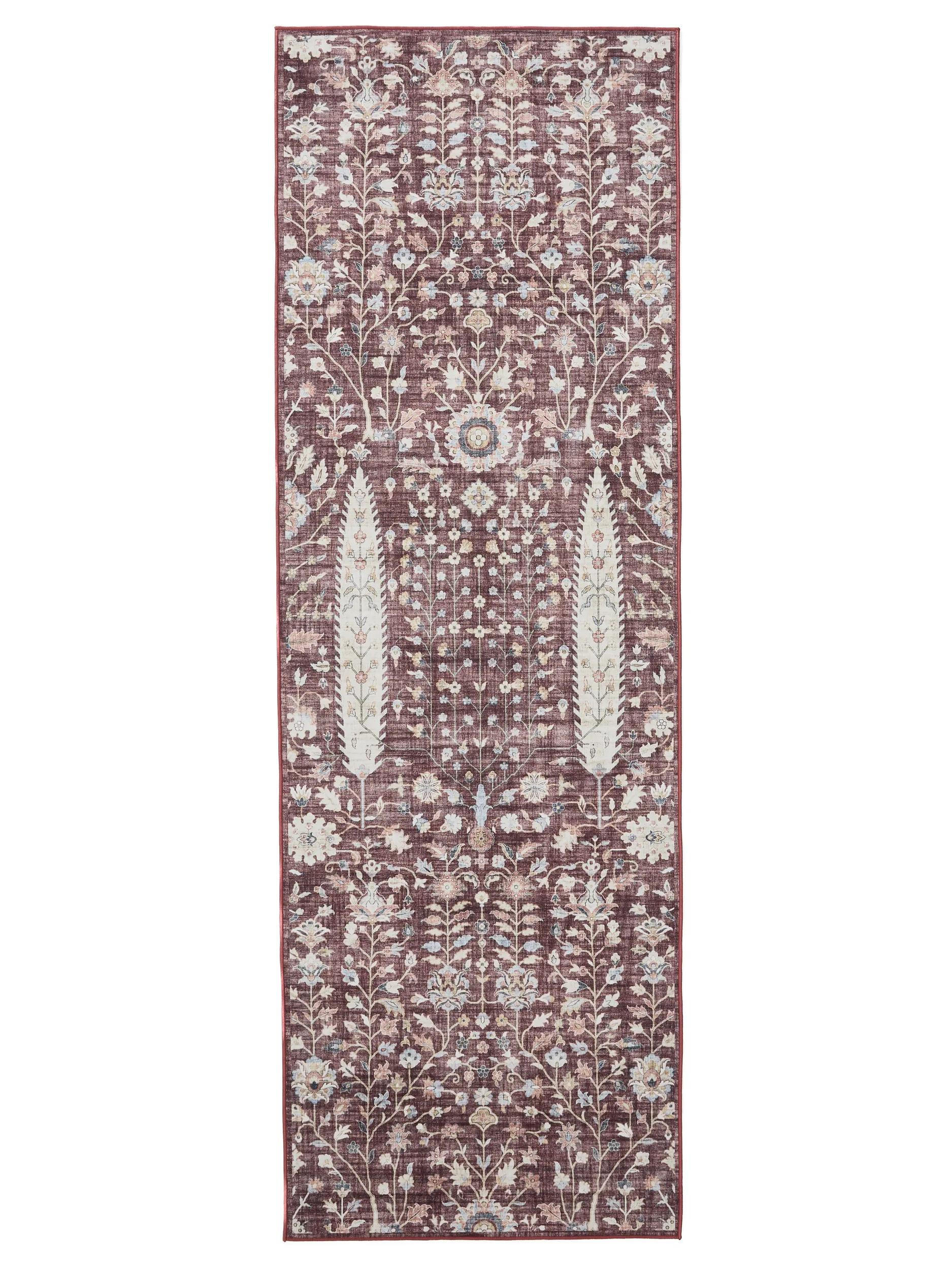 TEKAŠKI prt George Bordeaux 80x240 cm - bordo, umetna masa (80/240cm) - benuta