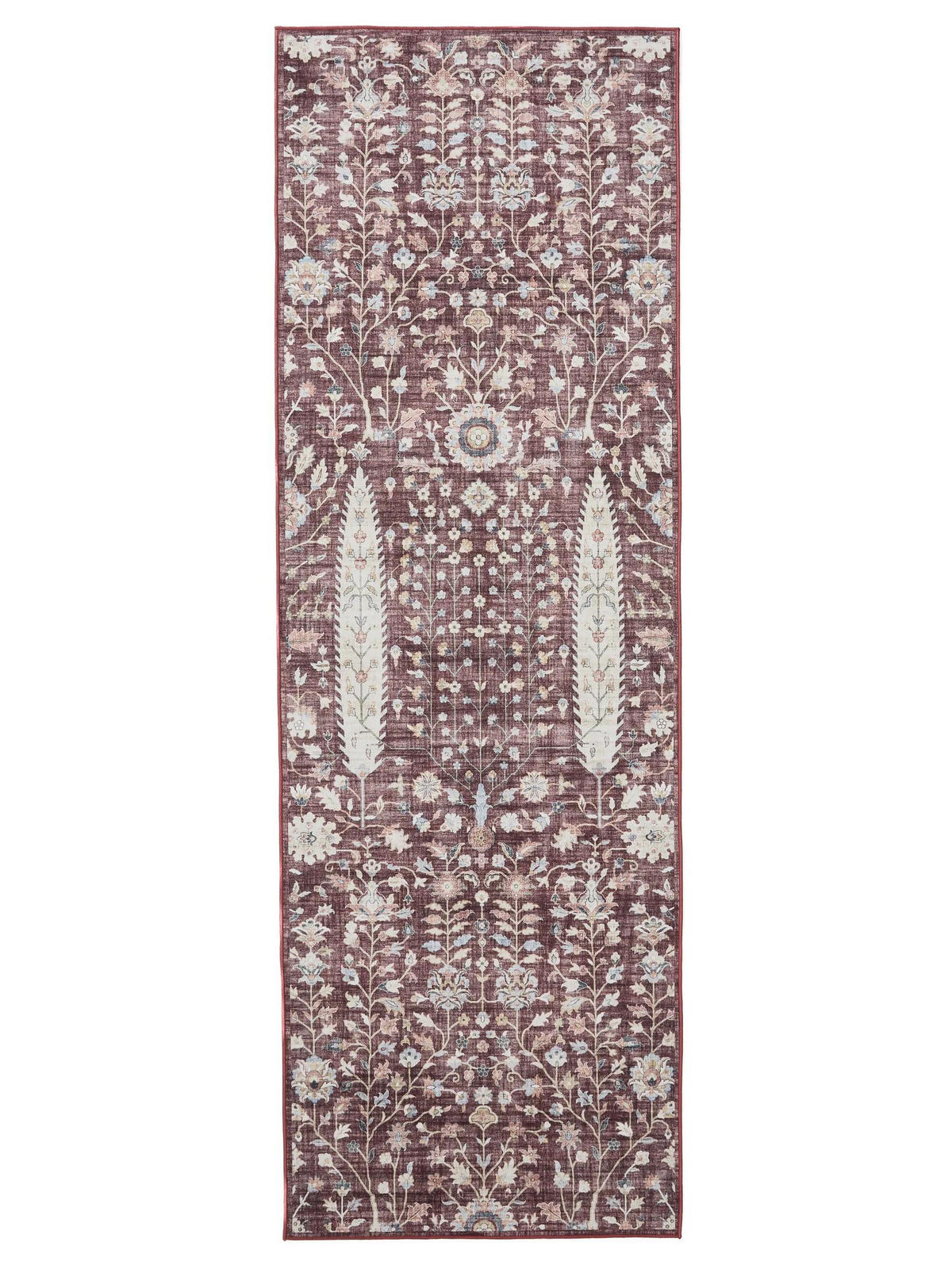 BĚHOUN George Bordeaux 80x240 cm - bordeaux, plast/umělá hmota (80/240cm) - benuta