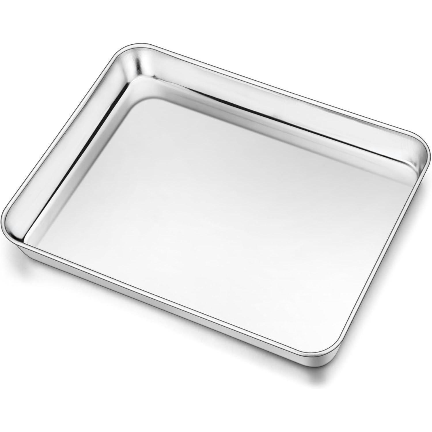 BACKBLECH Edelstahl 26,5 x 20,5 x 2,5 cm - Silberfarben, Metall (20/2.5/26cm)
