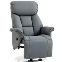 RELAXSESSEL DE-15439 360° drehbar mit 130° Neigung Grau - Grau, Metall (78/109/80cm) - ComfortXL