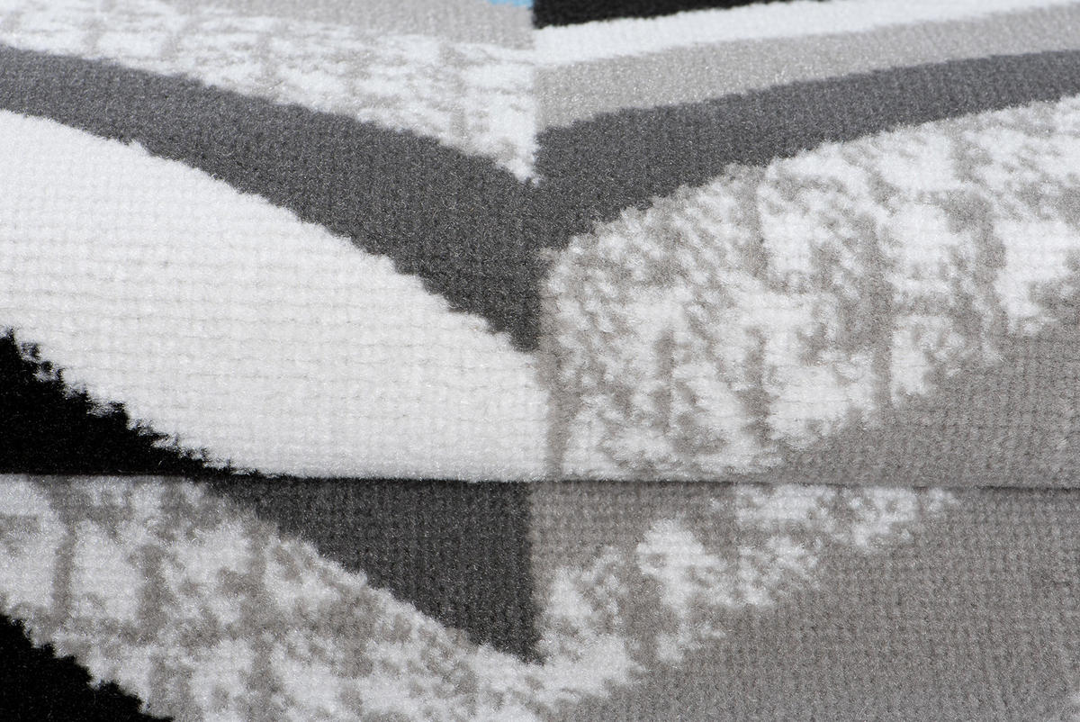 LÄUFER MAYA Blaugrau 100/600 cm - Blaugrau, Textil (100/600cm) - Tapiso