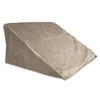 KEILKISSENHÜLLE Samt&Sonders taupe 62/49/30 cm - Taupe, Textil (49/62cm) - beties Heimtextil