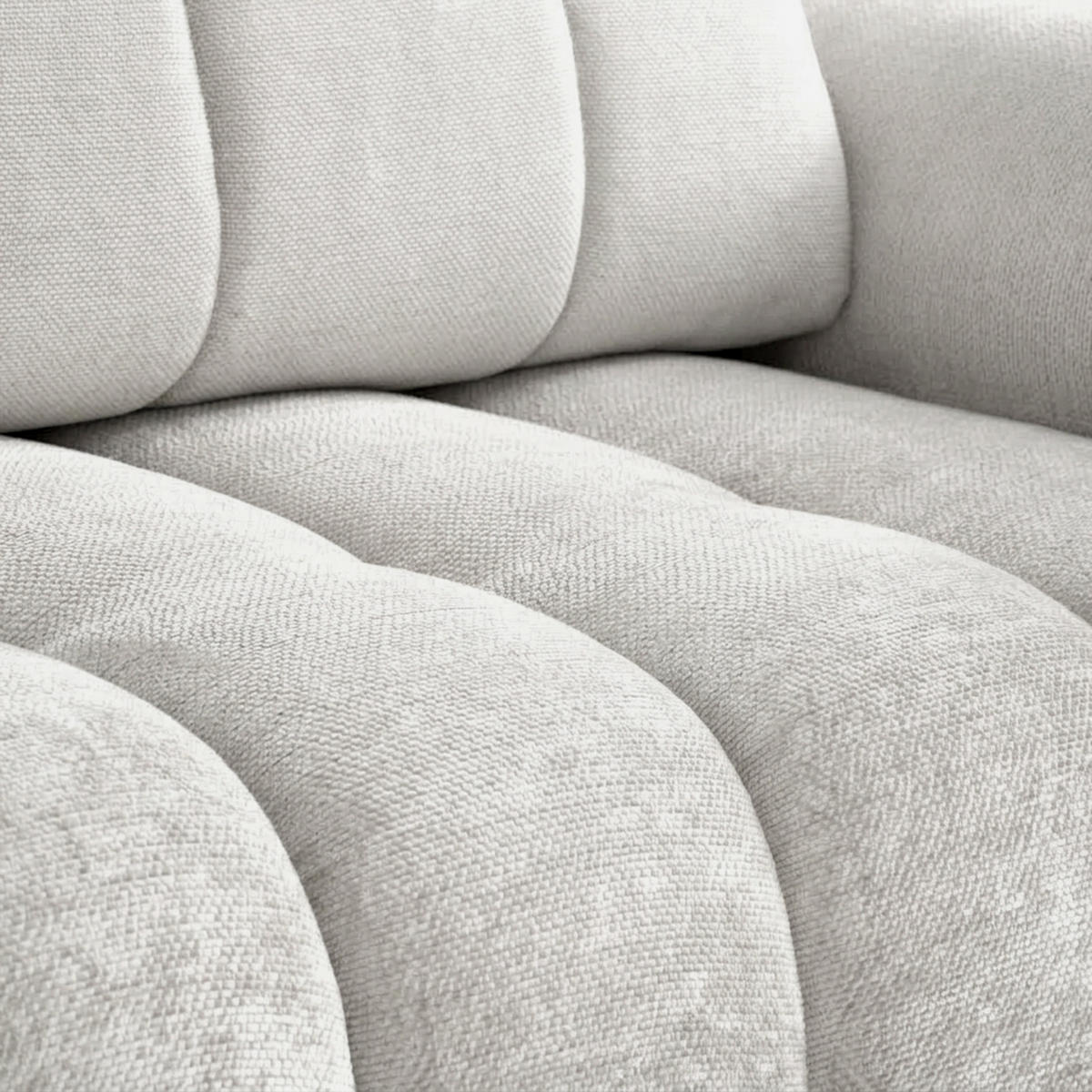 ROZKLÁDACÍ POHOVKA Mavi, 3místná s funkcí spaní, ložná plocha 195x145 cm, krémová - krémová, textil (255/100/110cm) - Beautysofa