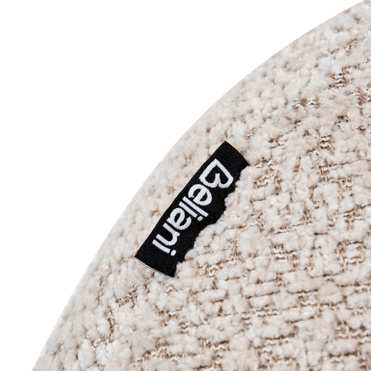 DREHSESSEL Stoff Beige Aapua - Beige, Textil (82/74/72cm) - Beliani