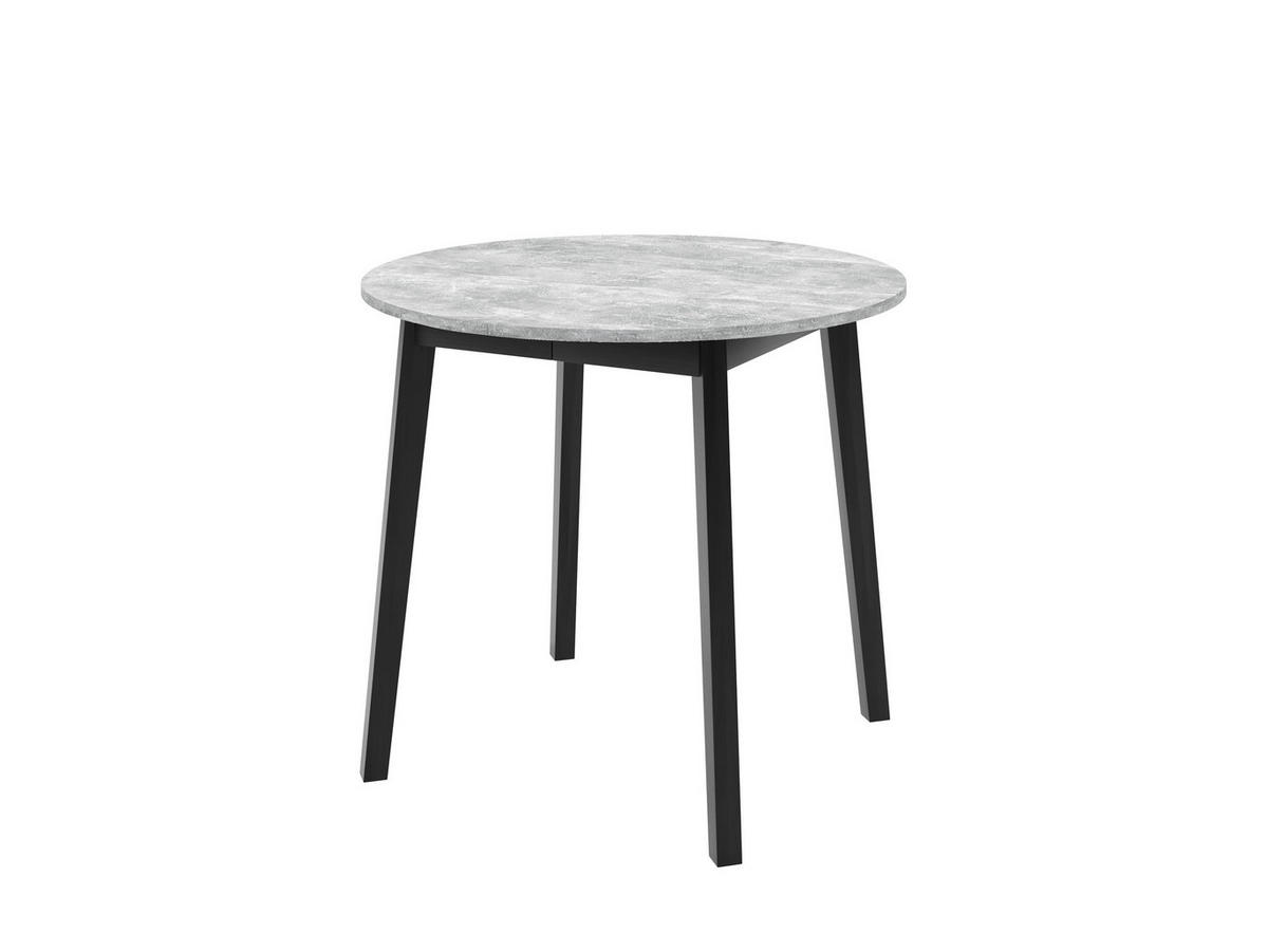 ESSTISCH LUCA S Ausziehbar 90 - 130 / 90 x 77 cm - Schwarz/Grau, Holz (90/90/77cm) - MASSENO
