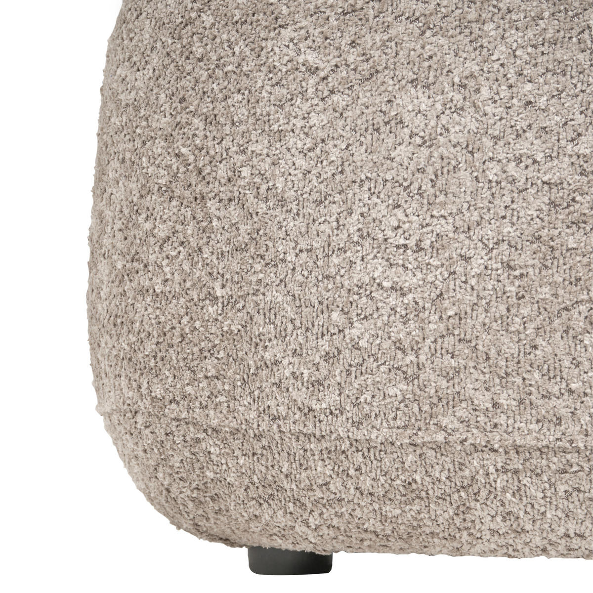 SESSEL Chenillegewebe Taupe Lohja - Taupe, Textil (92/73/88cm) - Beliani