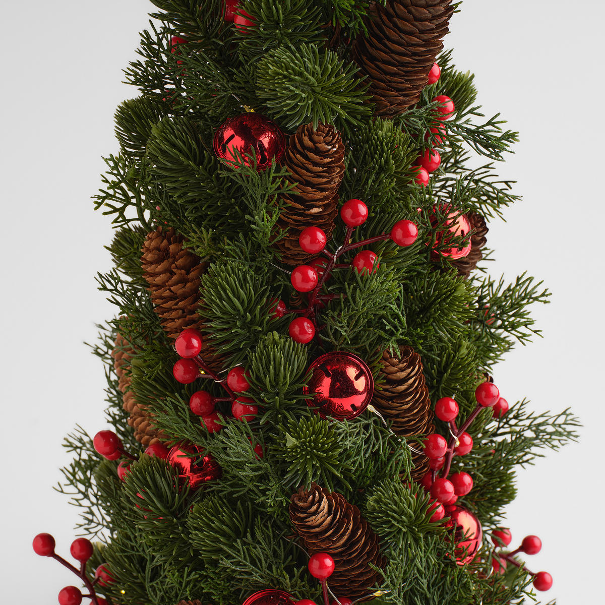 LED-MITTELSTÜCK Royal, Rot, 50x27 cm, Dekorative Weihnachtsdeko - Rot, Kunststoff (27cm) - home&you