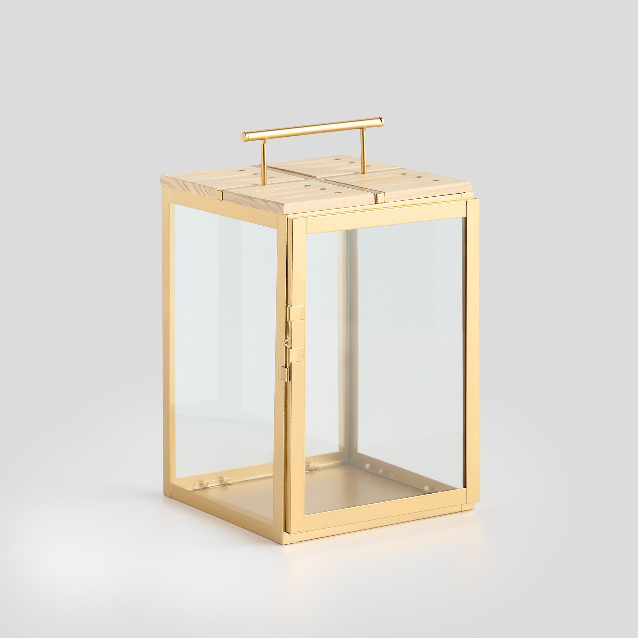 LATERNE Mirt - Goldfarben, Metall (24/40/23cm) - home&you