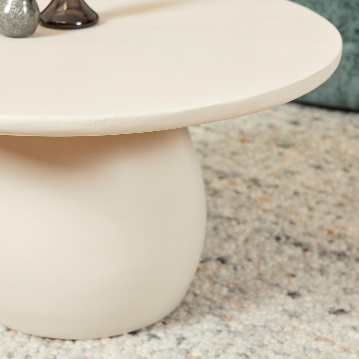 COUCHTISCH Simo Mangoholz 70 cm / 70 cm Sand - Sandfarben, Holz (70/70/38cm)