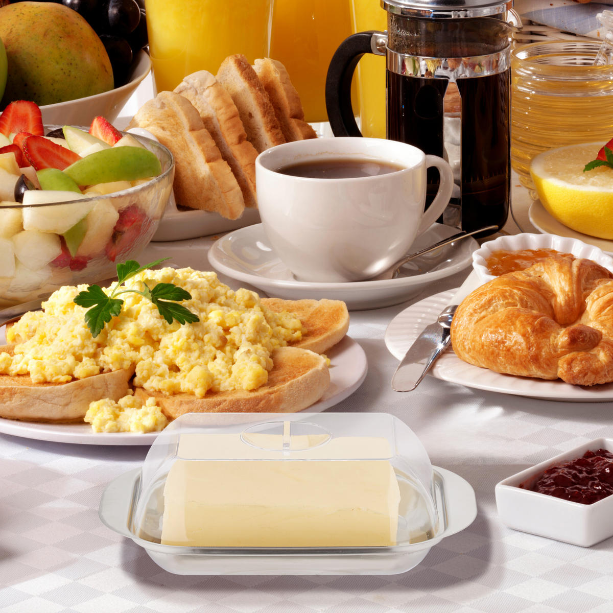 MISKA na maslo - viacfarebná, kov/plast (18/5.5/11cm) - Relaxdays