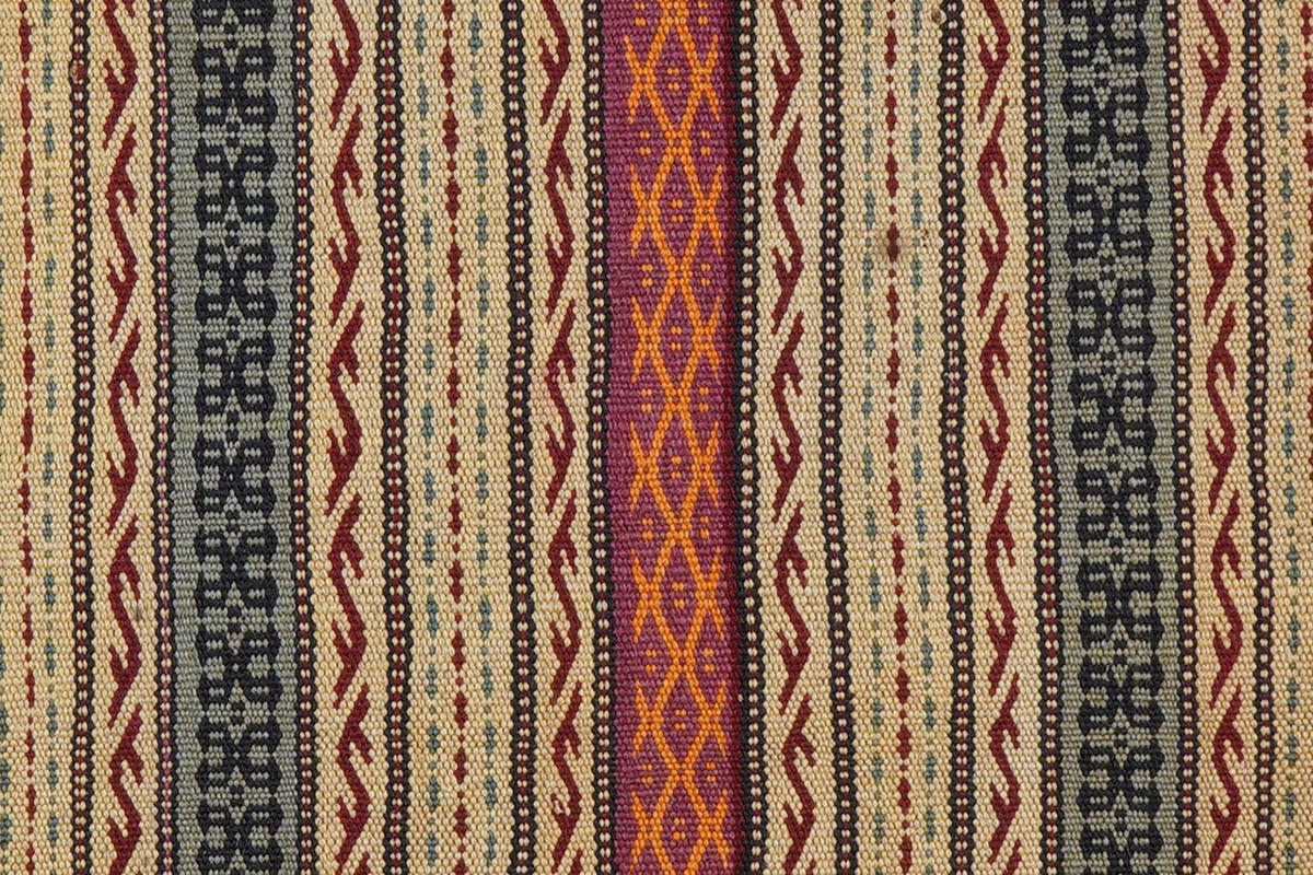 KELIM-TEPPICH handgewebt Kordi Beige, Bunt 150/100 cm Schurwolle - Beige/Multicolor, Textil (100/150cm) - Looma