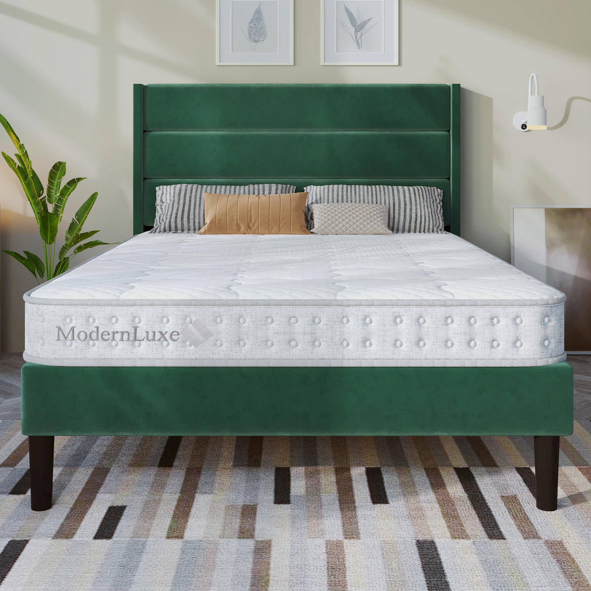 TASCHENFEDERKERNMATRATZE 140/200 cm Weiß H3 - Weiß, Textil (140/200cm) - Oxeza