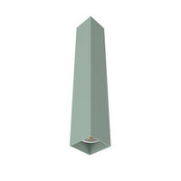 DECKENLEUCHTE Cube H40 - Grün, Metall (6/6/40cm) - Lumicom