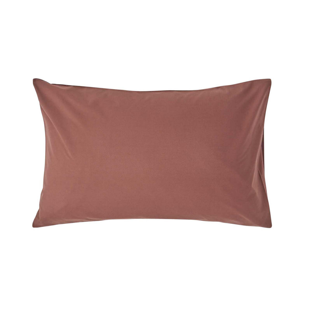 KISSENBEZUG Perkal, Ägyptische Baumwolle, Fadendichte 200 - Braun, Textil (48/74cm) - Homescapes