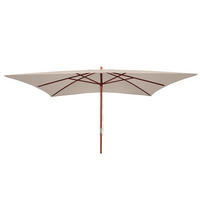 SONNENSCHIRM Cremeweiß - Weiß, Holz (400/300cm) - MCW