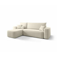 ECKSOFA Agepo Stoff Quelle - Beige, Holzwerkstoff/Textil (250/150cm) - Fun Möbel