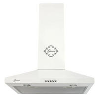 DUNSTABZUGSHAUBE GCH C 147 WH 6 N 60 cm Weiß - Silberfarben, Metall (60/87/47cm) - Gurari