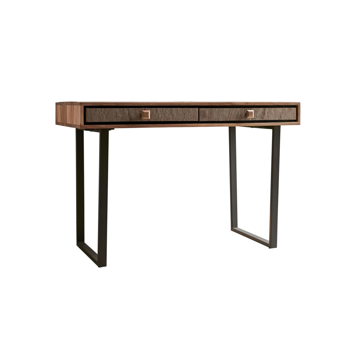 SCHREIBTISCH Temis Natur aus Akazie - Naturfarben, Holz (55/115/76cm) - Tikamoon