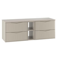 WASCHTISCHUNTERSCHRANK 140.6cm Ellie Kaschmir - Beige, Holzwerkstoff (140.6/52.2/46.5cm) - Petits-meubles