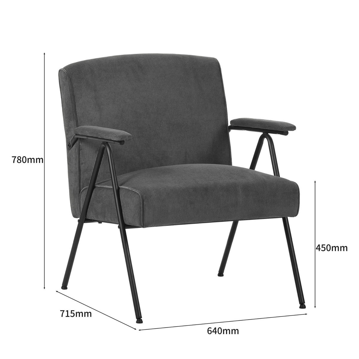 RELAXSESSEL STANFORD - Grau, Textil (64/71/79cm) - Albatros