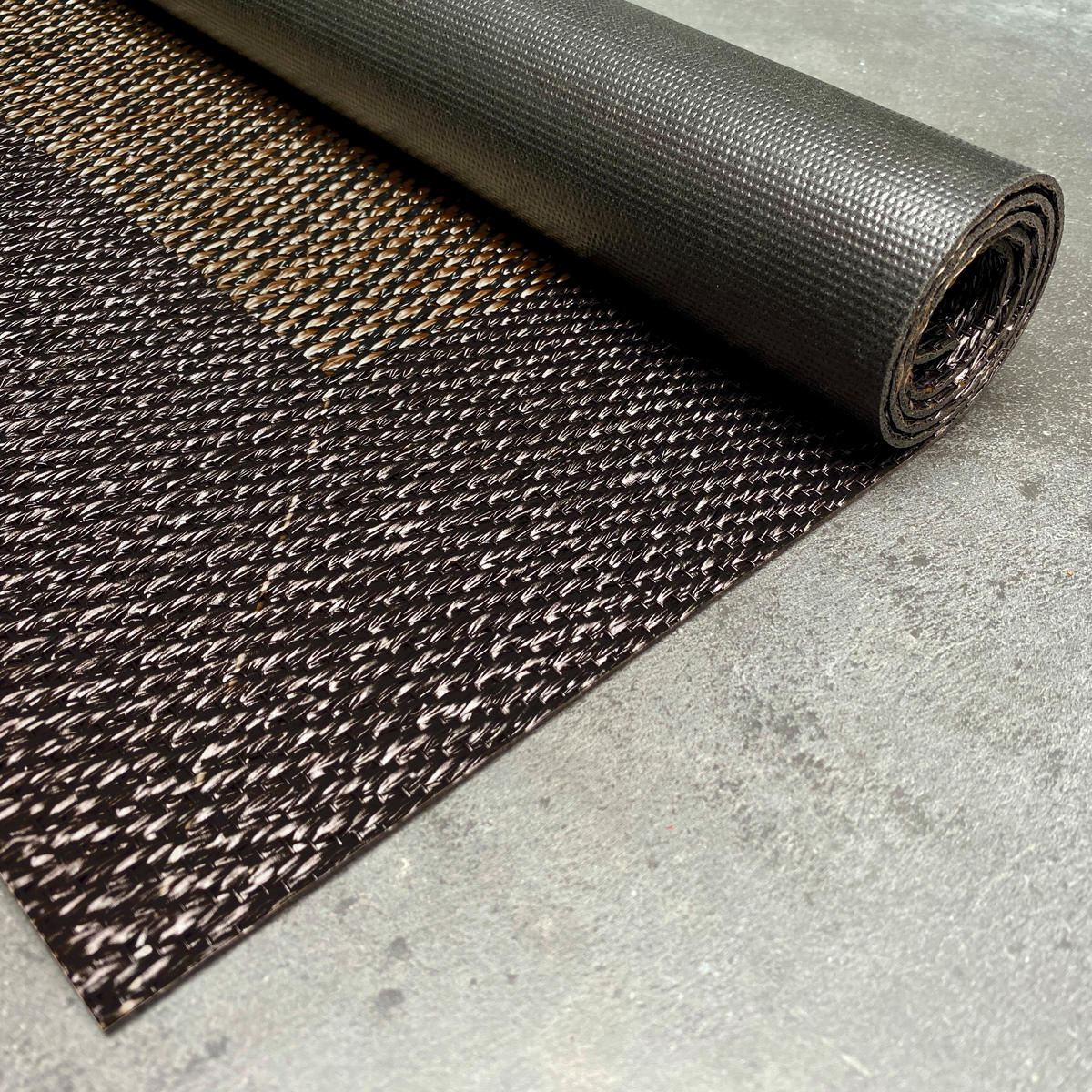 TEPPICH Premium en Vinyle Schwarz Bronze 60x200 cm - Braun, Kunststoff (60/200cm) - STORESDECO