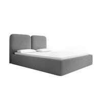 POLSTERBETT Fistera Hellgrau 180x200 cm - Grau, Textil (180/200cm) - Fedve