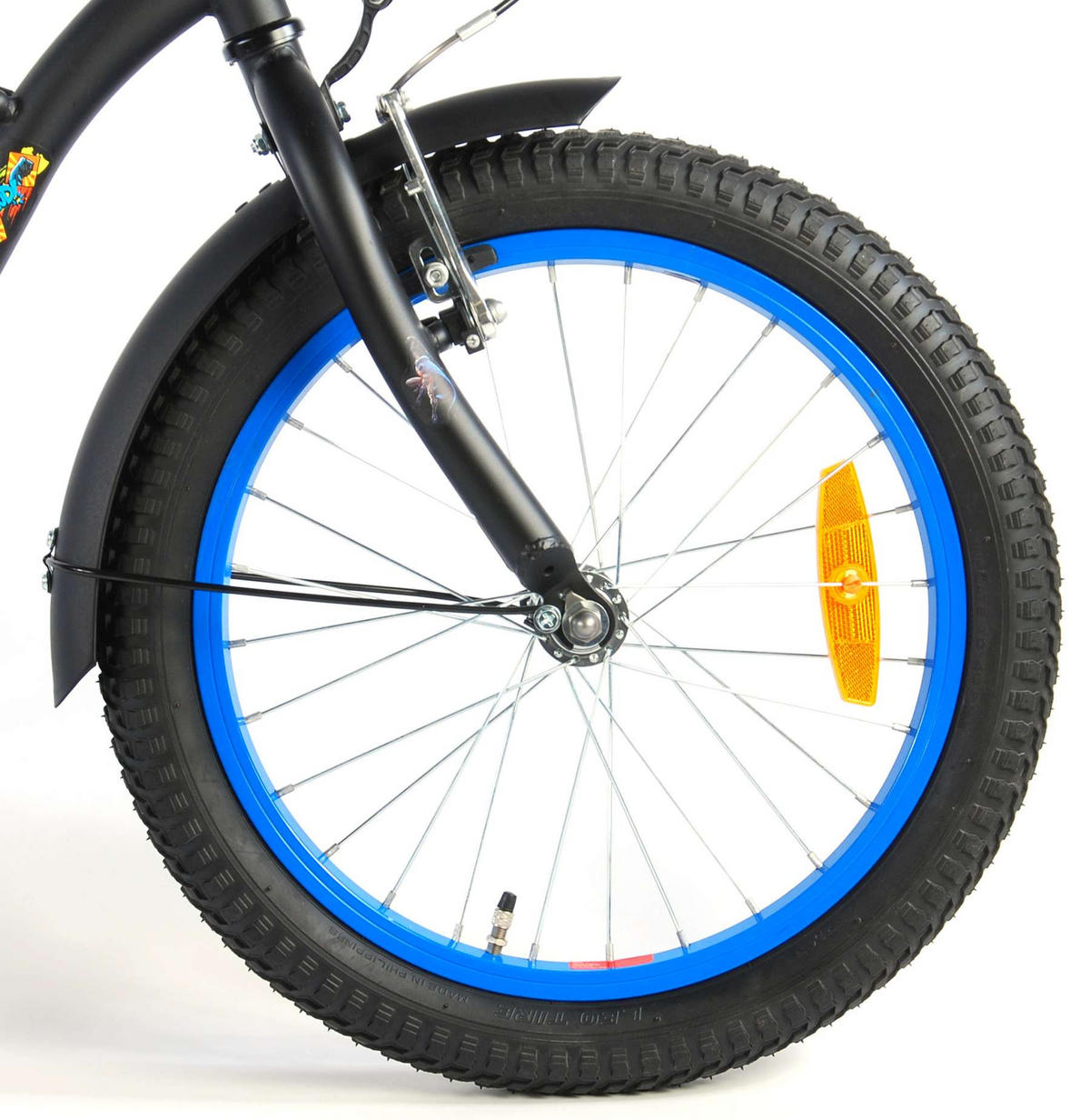 KINDERFAHRRAD Batman - Jungen - 18 Zoll - Rücktritt + Handbremse - Schwarz - Schwarz, Metall (65cm) - TPFSports