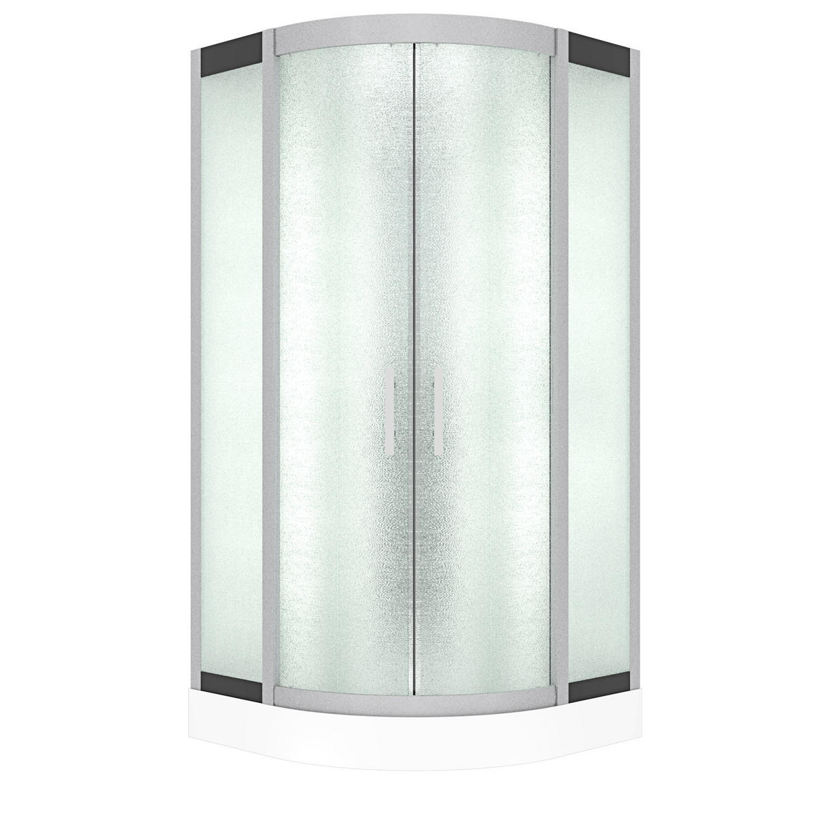 DAMPFDUSCHE Duschkabine D58-00M2 Weiß 80x80 - Weiß, Glas/Kunststoff (80/80/215cm) - AcquaVapore by Sandra Jentho