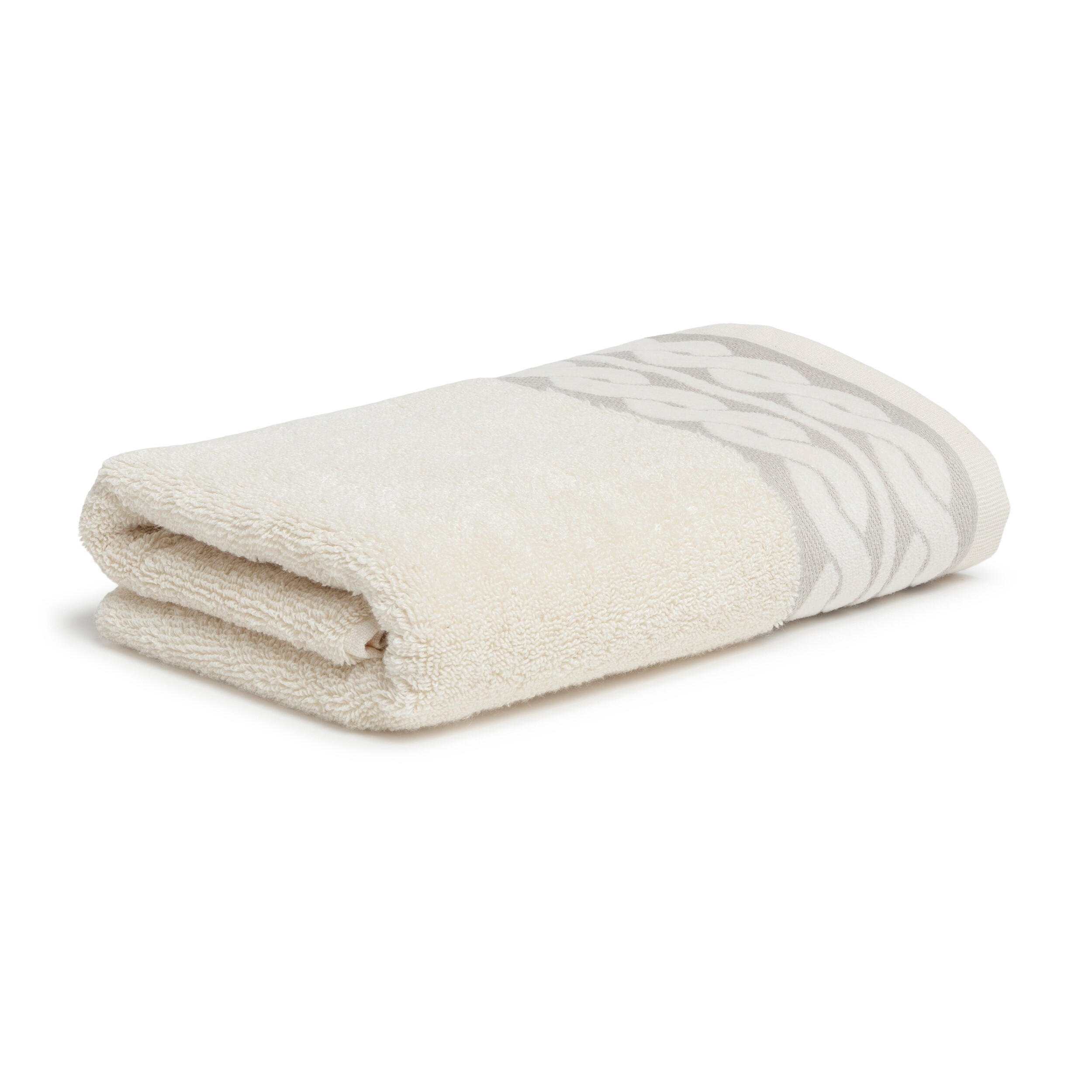 HANDTUCH COSY KNITS - Kaschmir/Naturfarben, Textil (50/100cm) - MÖVE