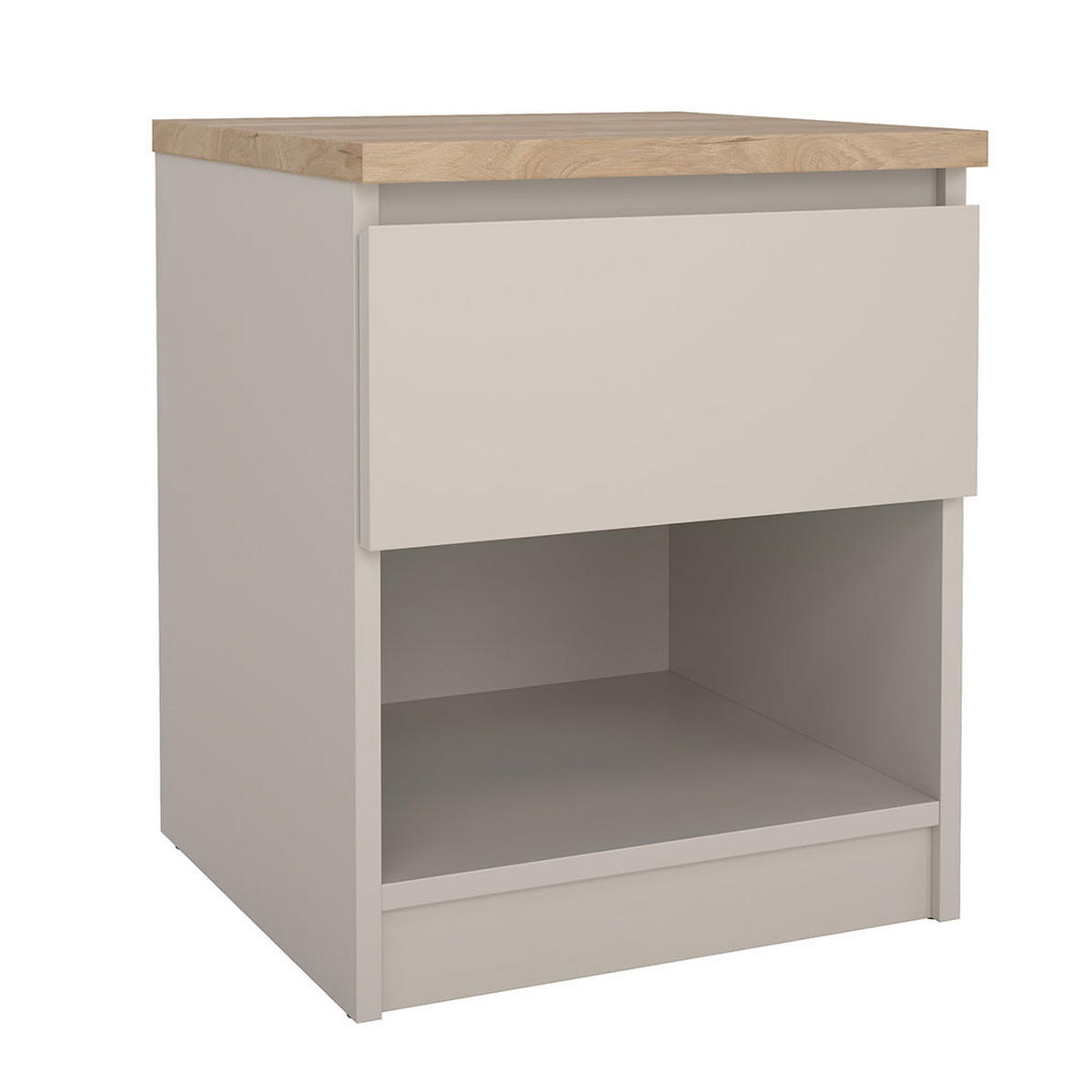 NACHTTISCH, Naia, Eiche, Holzwerkstoff, 41 x 40 x 50 cm - Eichefarben, Holzwerkstoff (41/50/40cm) - ebuy24