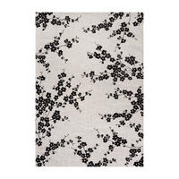 TEPPICH Night Snow Sakura 80/150 cm - Schwarz, Kunststoff/Textil (80/150cm) - Louis De Poortere