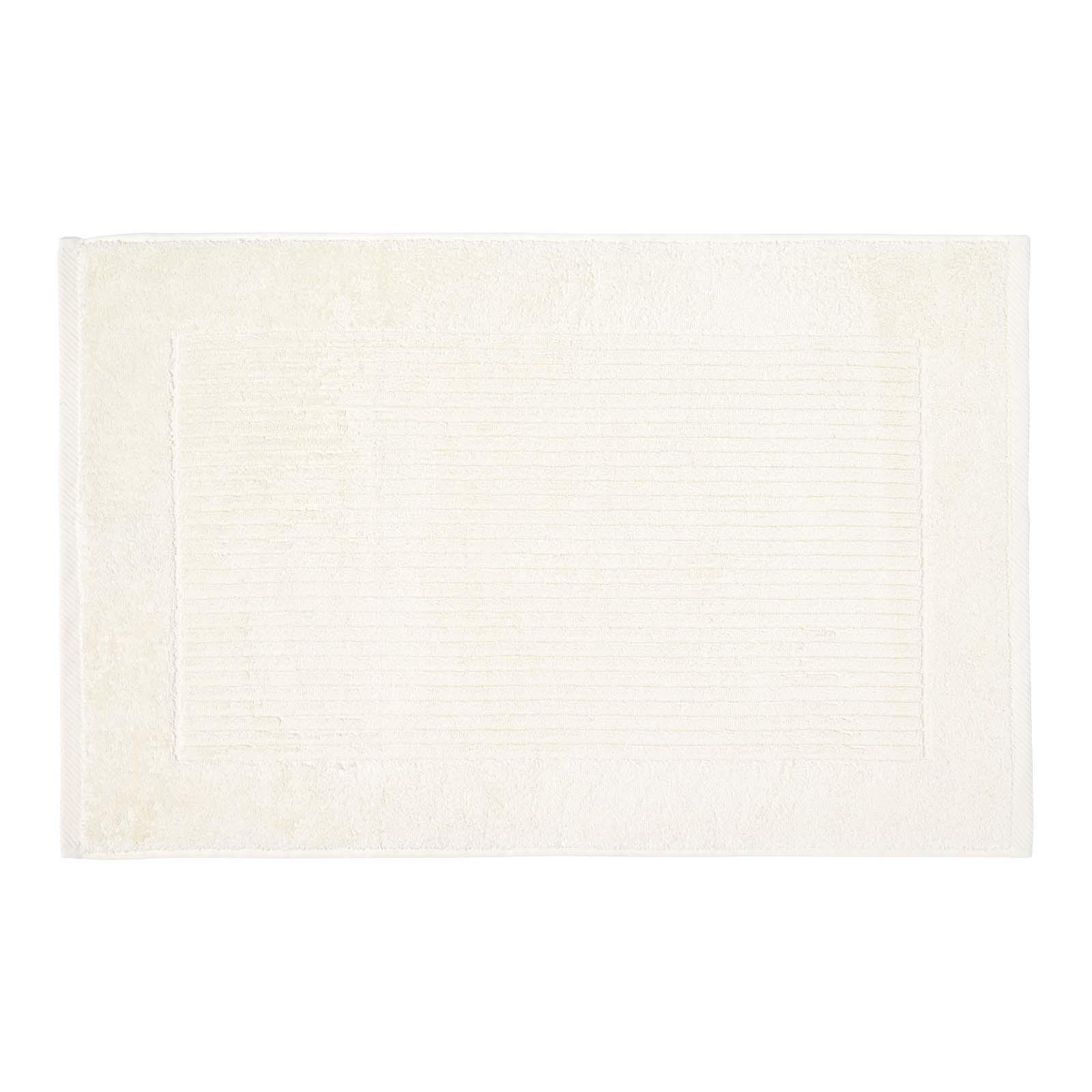 BADEMATTE Imperial 50/80 cm, Baumwolle - Creme, Textil (50/80cm) - Homescapes