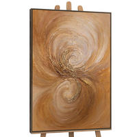 GEMÄLDE Wirbelwind der Wärme Schattenfugenrahmen Grau 120x80 cm - Grau, Holz (120/80cm) - YS-art gallery