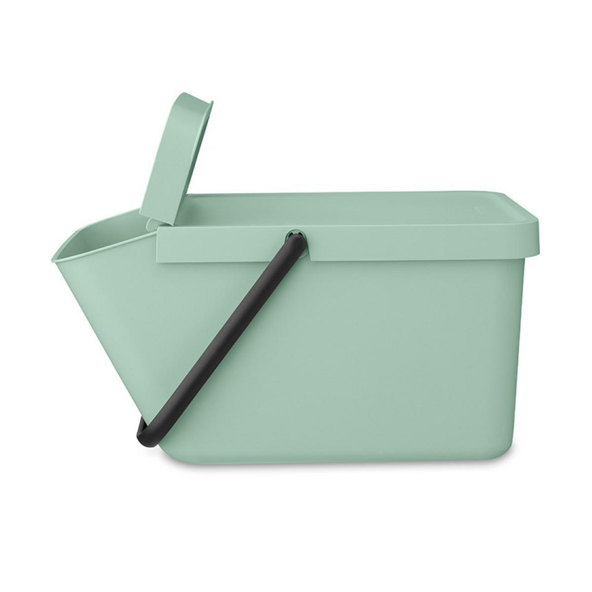 ABFALLSAMMLER Stapelbarer Mit Tragegriff 20 Liter Kunststoff Jade - Grün, Kunststoff (28/22.5/45cm) - PROREGAL