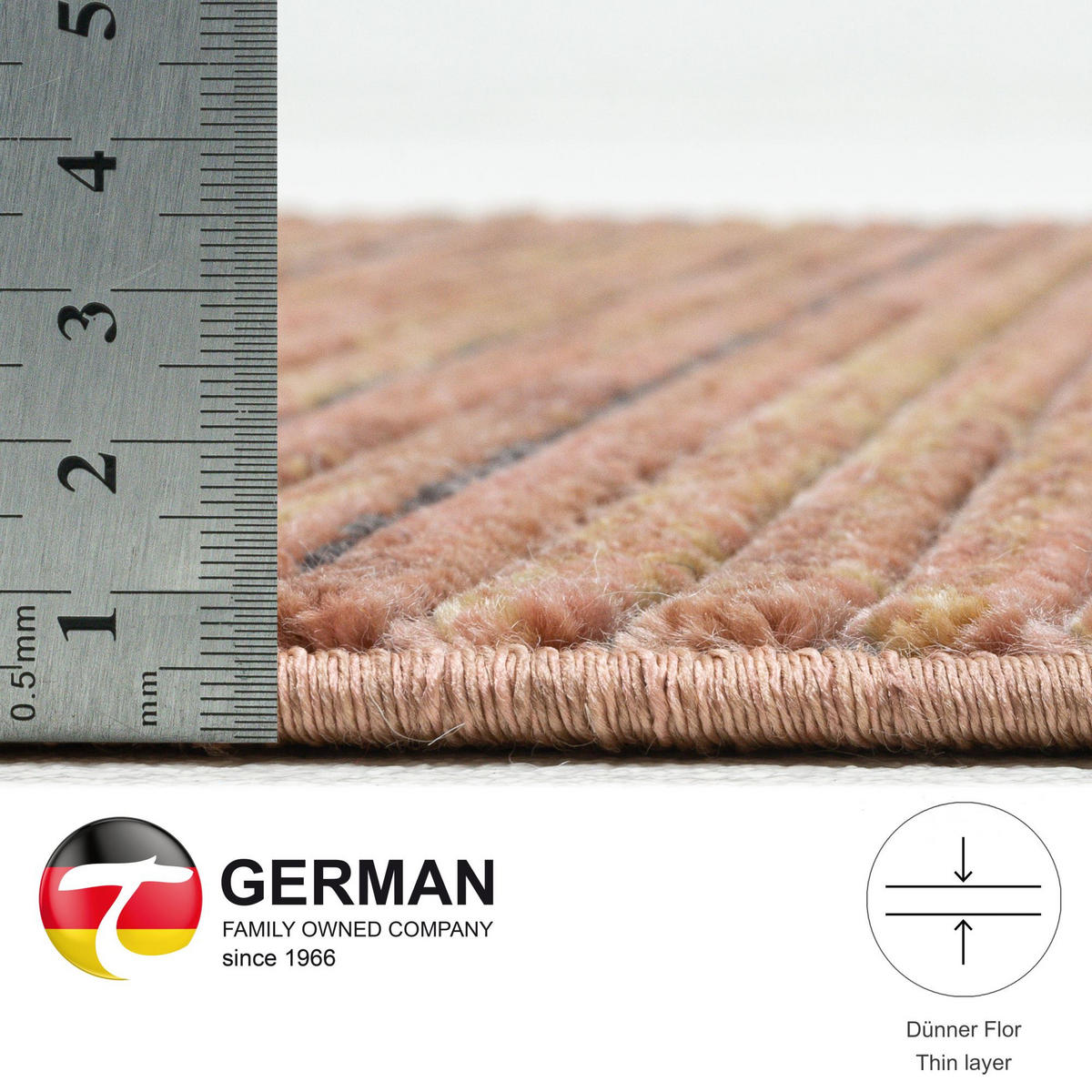 FLACHWEBETEPPICH Corduletta 80x280 cm - Rostfarben, Textil (80/280cm) - Gino Falcone