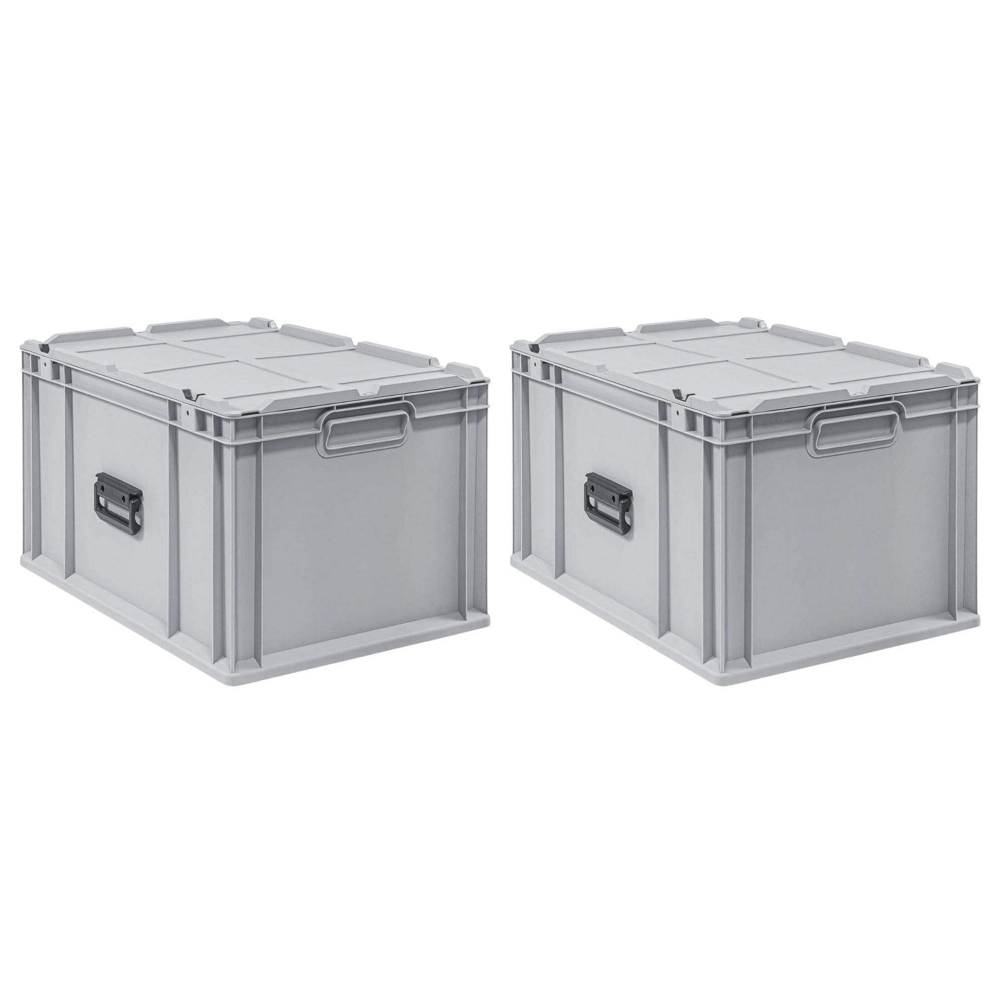 EUROBOX 2x Nextgen Portable 335x40x60cm 65 Liter - Grau, Kunststoff (40/33.5/60cm) - PROREGAL