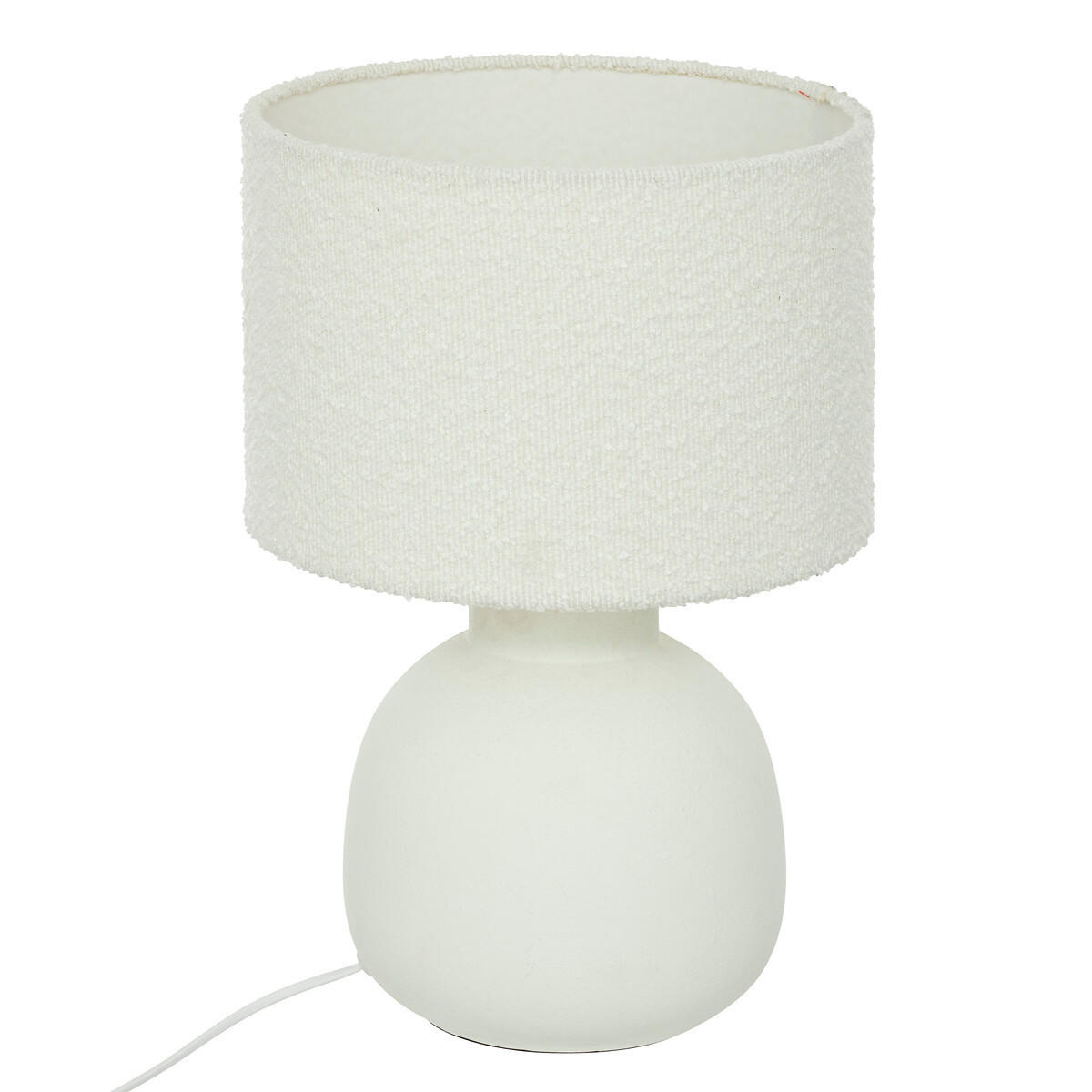 TISCHLAMPE Keramik Lail 43 cm - Weiß, Keramik (28/28/43cm) - Atmosphera Createur d´interieur