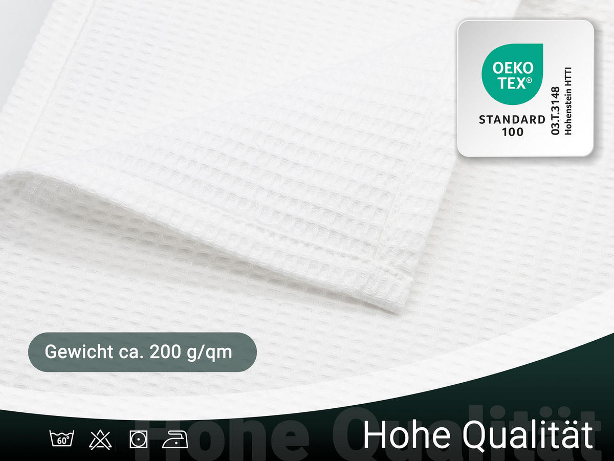 KUSCHELDECKE, 150x200 cm, 100% Baumwolle, Weiß - Weiß, Textil (150/200cm) - Zollner