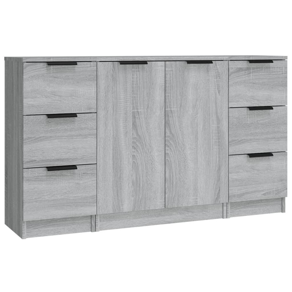 SIDEBOARD Hale 120/30/70 cm - Grau, Holzwerkstoff (120/70/30cm) - Nettlife