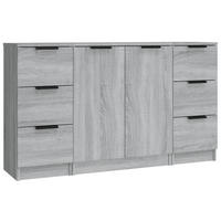 SIDEBOARD Hale 120/30/70 cm - Grau, Holzwerkstoff (120/70/30cm) - Nettlife