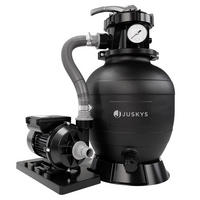 SANDFILTERANLAGE schwarz 250W - Schwarz, Kunststoff (33/41.5/52cm) - Juskys