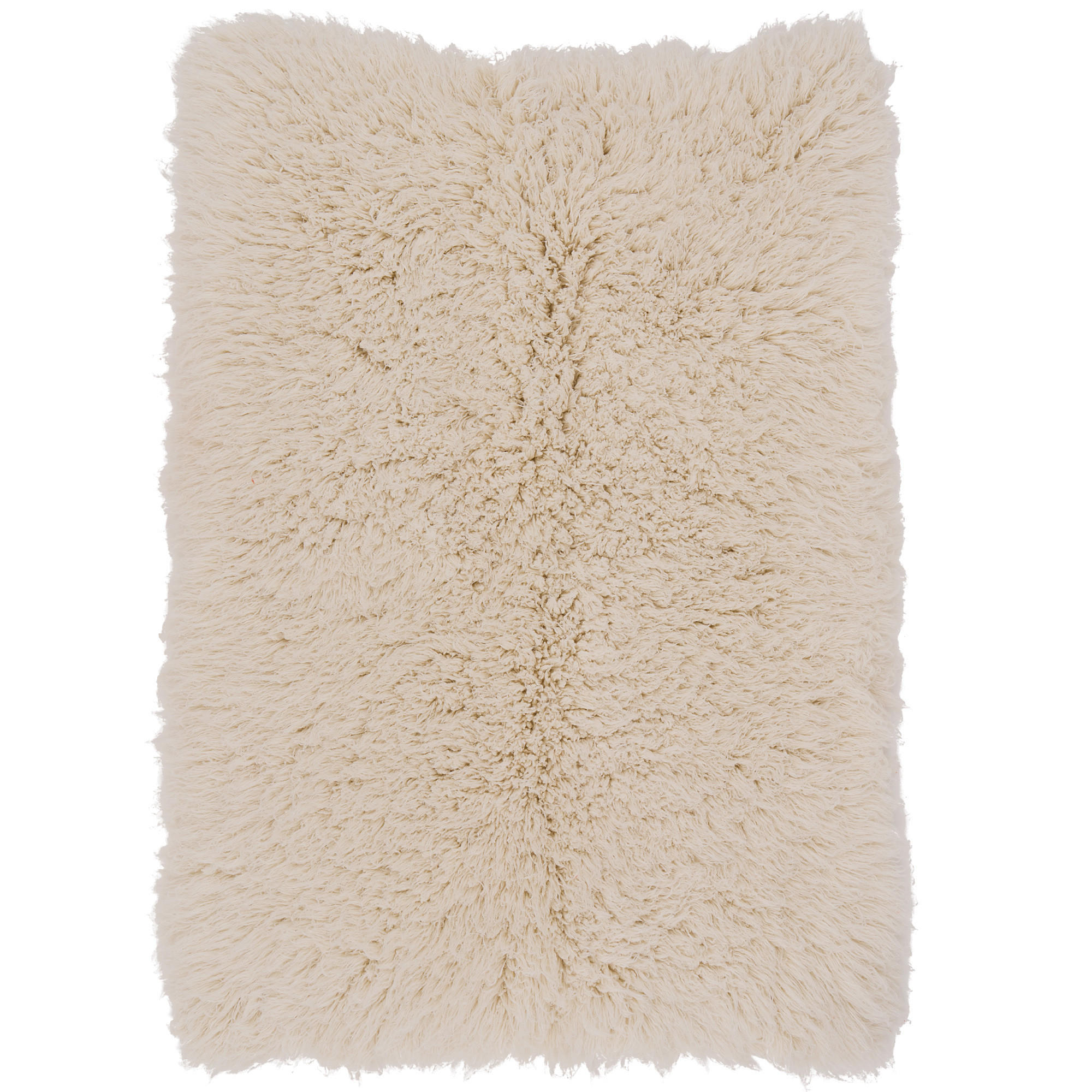 NATUR TEPPICH FLOKATI SUPREME - Creme, Textil (120/180cm) - Pergamon