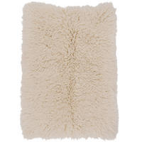 NATUR TEPPICH FLOKATI SUPREME - Creme, Textil (120/180cm) - Pergamon