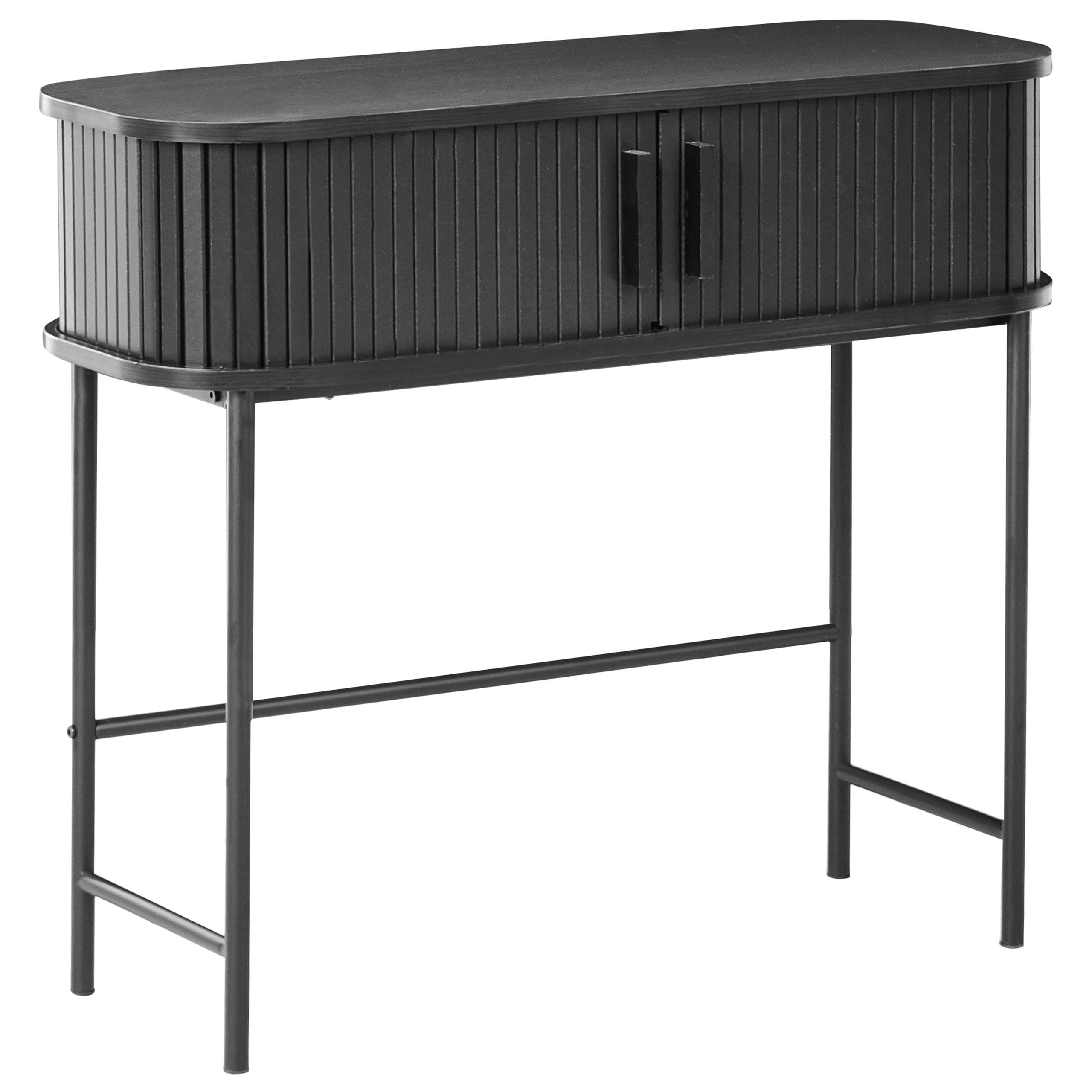 KONSOLENTISCH Schwarz Bradley - Schwarz, Holzwerkstoff (80/70/30cm) - Beliani