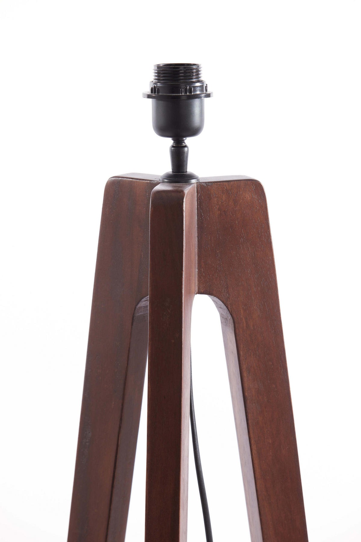 STEHLEUCHTE Troina Braun Ø35/110 cm - Braun, Holz (35/35/110cm) - Light & Living