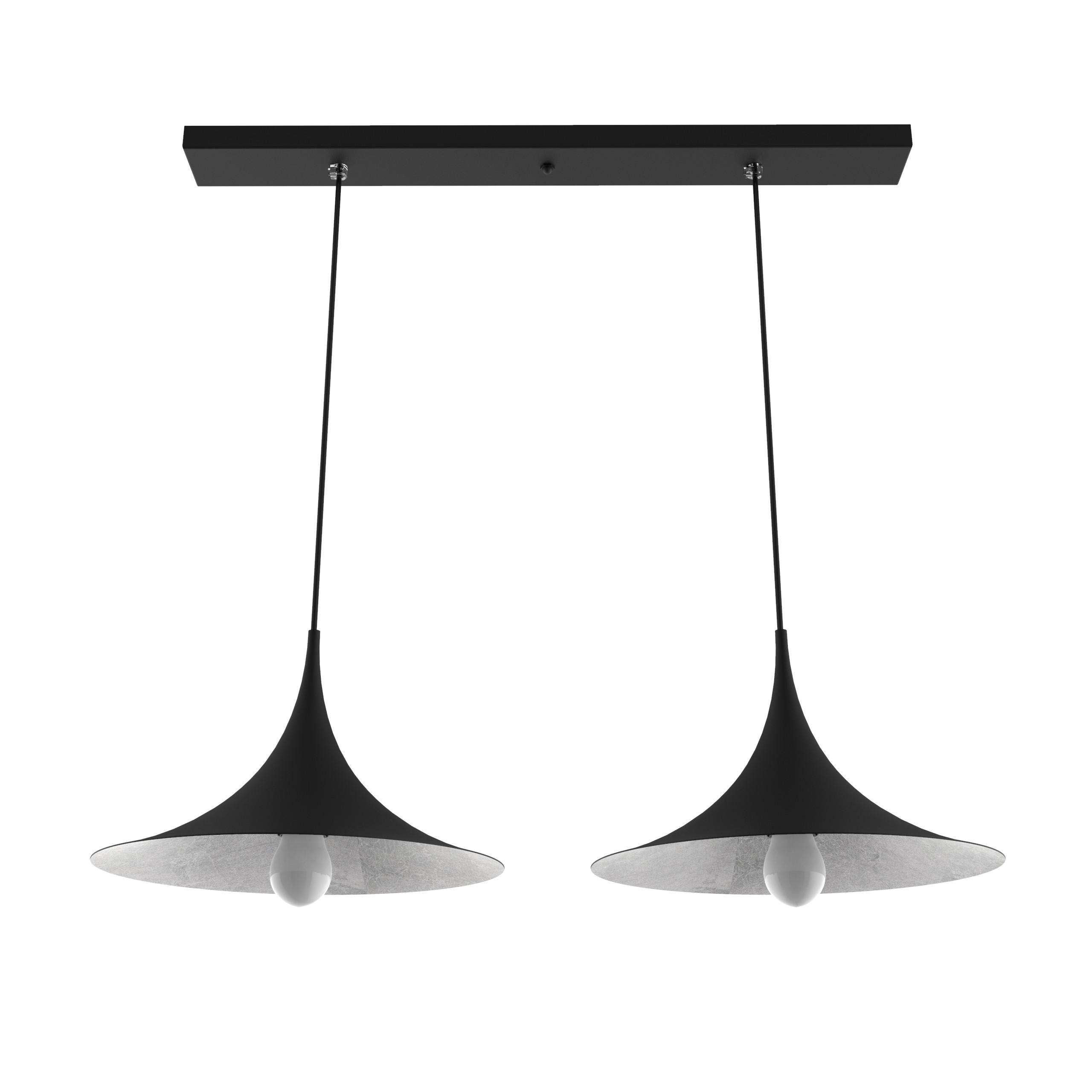 HÄNGELEUCHTE - Schwarz, Metall (33/70/16cm) - Lumicom