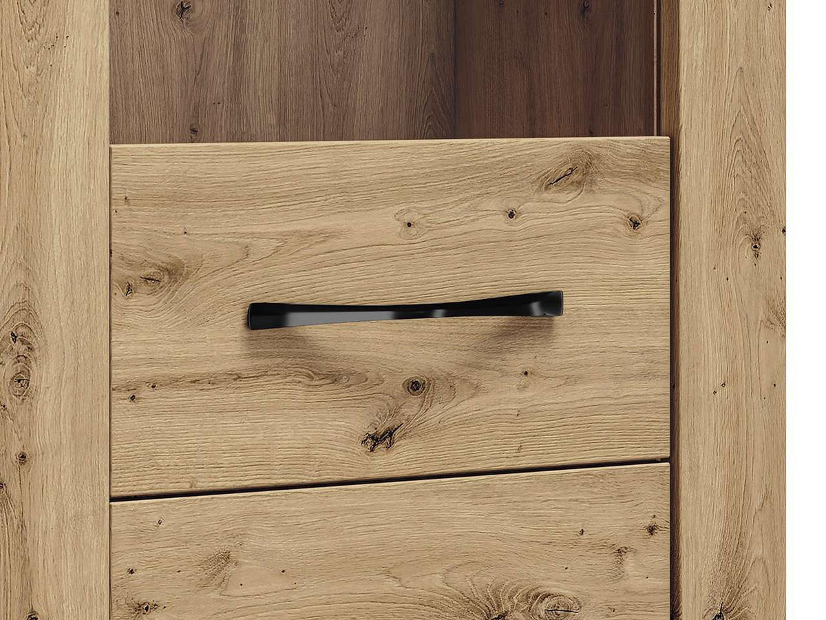 VITRINE – 55 cm – Artis – Eiche Artisan - Eiche Artisan, Holzwerkstoff (55/200/40cm) - hi-markt