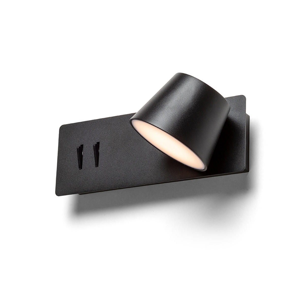 DECKENLEUCHTE AMADEUS Schwarz 6 W - Schwarz, Metall (22/9/8cm) - Rendl