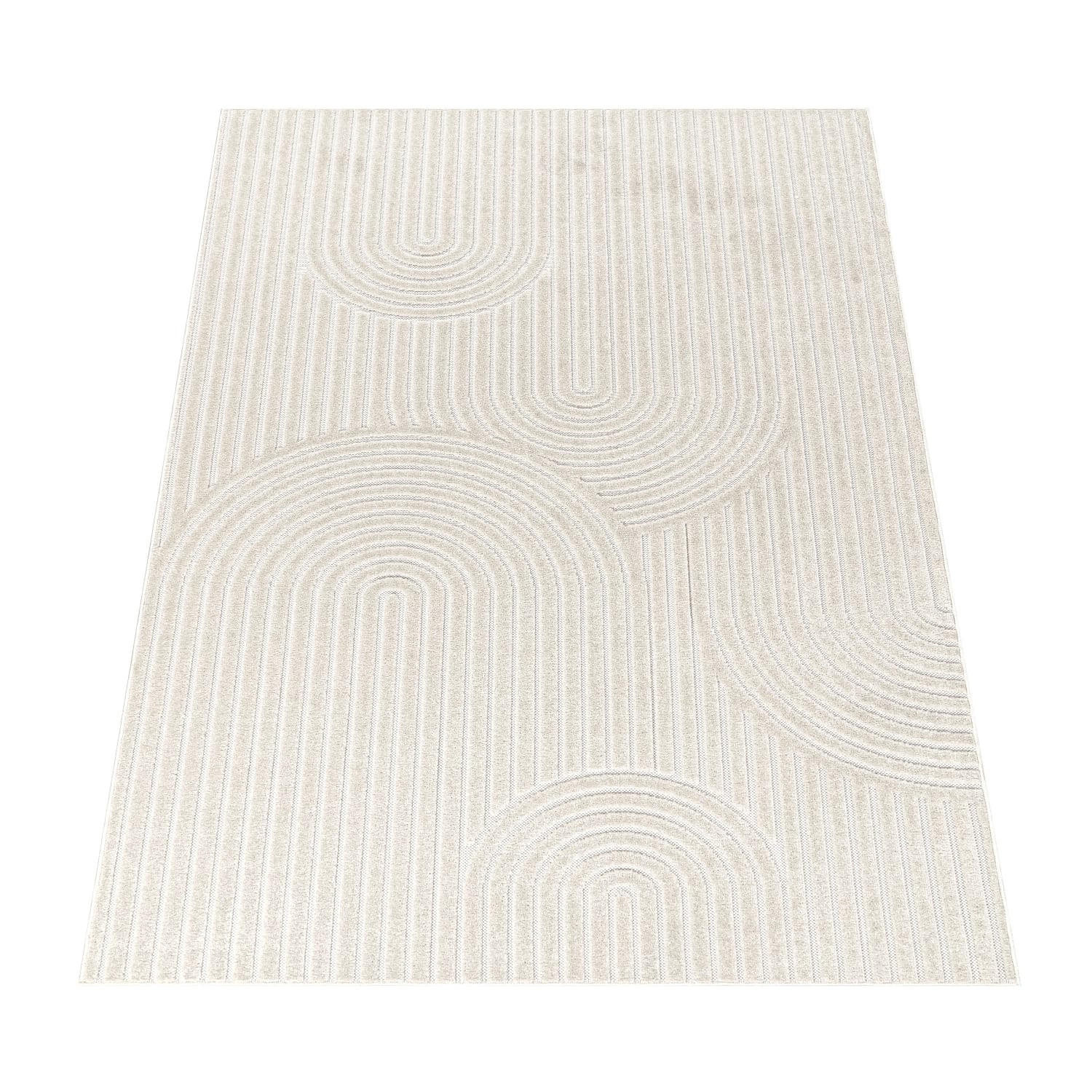 Paco Home Outdoorteppich Creme 120x160 cm